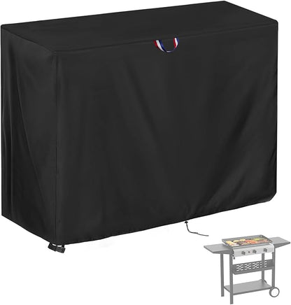 46 Inch Grill Cover for Flat Top Griddle 46" Gas Griddle Cover BBQ Covers Waterproof Propane Griddle Cover Outdoor Gas Grill Cover - 46"x24"x39"