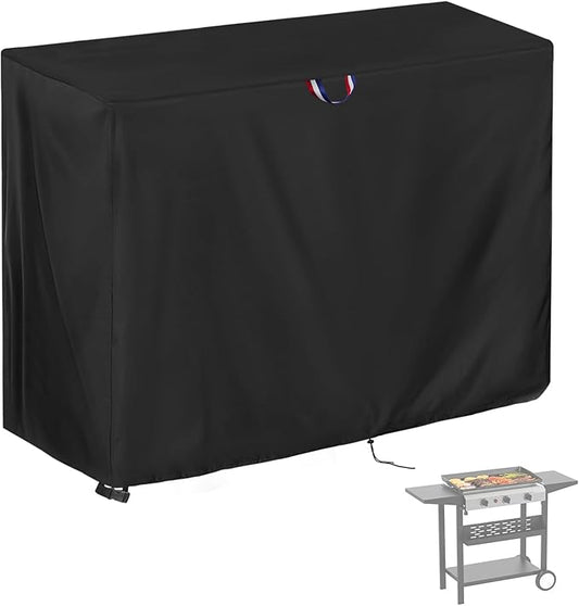46 Inch Grill Cover for Flat Top Griddle 46" Gas Griddle Cover BBQ Covers Waterproof Propane Griddle Cover Outdoor Gas Grill Cover - 46"x24"x39"