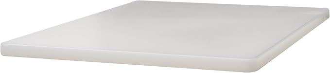 Winco 15" x 20" White Heavy-Duty Plastic Cutting Board (Set of 6) | Dishwasher safe, Stain resistant, Minimizes dulling, Great for Charcuterie, Cheese, Appetizers and Buffet Displays