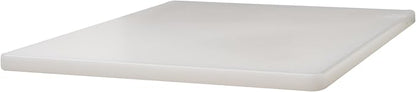 Winco 15" x 20" White Heavy-Duty Plastic Cutting Board (Set of 6) | Dishwasher safe, Stain resistant, Minimizes dulling, Great for Charcuterie, Cheese, Appetizers and Buffet Displays