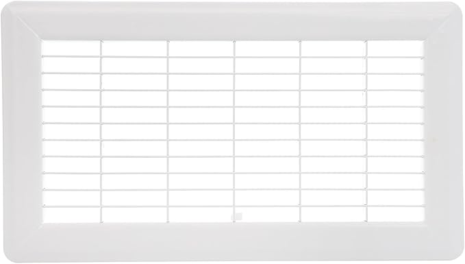 Imperial RG0689 12 x 12-Inch Heavy Gauge Steel Floor Return Air Grille, White