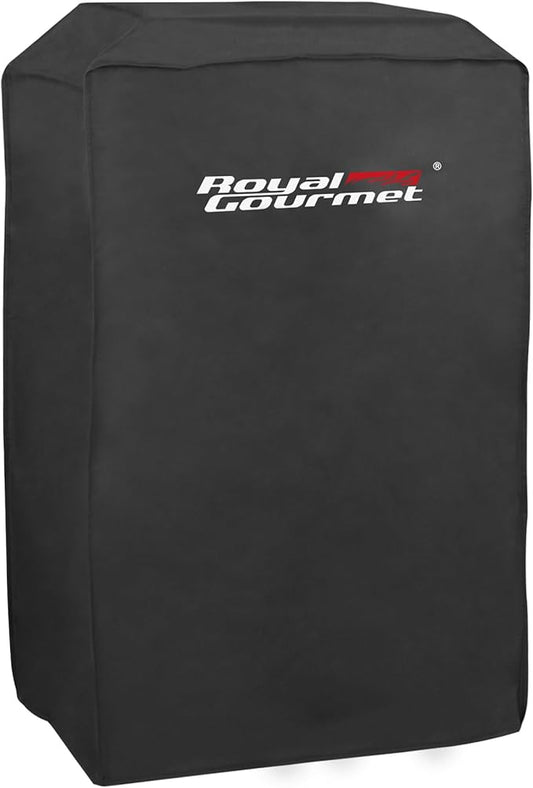 Royal Gourmet CR2301 23 Inch Electric Smoker Cover, Durable Oxford Polyester Vertical Electric Smoker BBQ Grill Cover, 22.44" L x 18.50" W x 33.86" H, Black