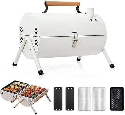 GAORUIFENG Home Charcoal Grills Charcoal Outdoor Portable Grills Patio Charcoal Grills (A,2) (B 2)