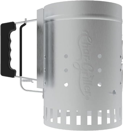 Char-Griller® Charcoal Grill Chimney Starter with Quick Release Trigger for Quickly Lighting BBQ Coals, Compatible with Any BBQ Charcoal Grill, 12-Inch & Masterbuilt Fire starters, 48 count