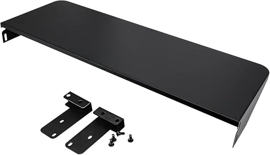 Utheer Folding Front Shelf for Traeger Pro 34, Century 885, Texas Elite 34 Pellet Grills, BAC363 Grill Accessory 37" x 12", Heavy-Duty Steel Table Supports 60 LBS, Foldable Prep & Storage Station