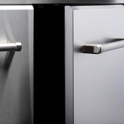 SPIRE 33" Built-in Double Access Door, Stainless Steel, Heavy-Duty Handles, Universal Mount, Perfect for Outdoor Kitchens & Islands, BBQ, Outdoor Grilling, Backyards, 780-0018B