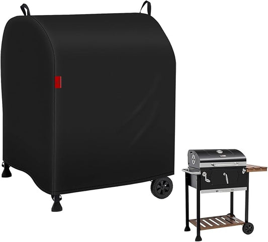 Outdoor Grill Cover Fits Royal Gourmet CD1824M Charcoal Grill, Waterproof 600D Heavy Duty Barrel Grill Cover, Fade Resistant & Rip-Proof BBQ Grill Covers for CD Series.