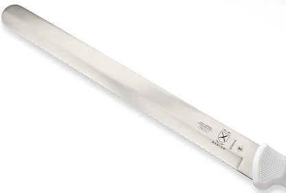 Mercer Culinary Ultimate White 12" Wavy Edge Slicer Knife