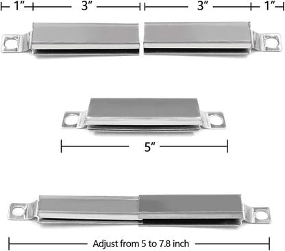Hongso Grill Replacement Parts for Charbroil Performance 2-Burner 463625217 463673519 463673517 463673019 463673017 463673617 463673619 Models, Heat Plates, Burner Tubes, Crossover Tubes, G470-5200-W1