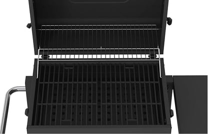 Heavy Duty 24-Inch Charcoal Grill, Black