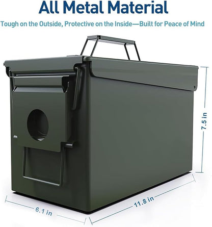 HARDROCK Metal Ammo Can, Ammo Box