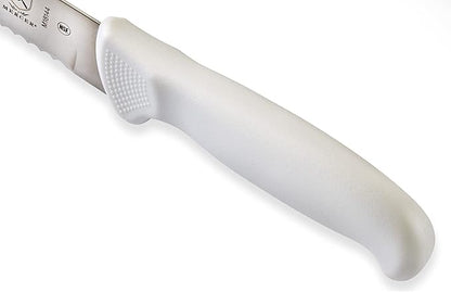 Mercer Culinary Ultimate White 12" Wavy Edge Slicer Knife