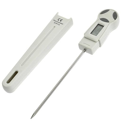 allsun Digital Meat Thermometer with Stainless Steel Probe, High Precision °C/°F Cooking Thermometer for Kitchen, Food & Home Use