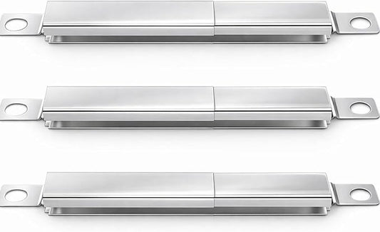 Uniflasy 304 Stainless Steel Carryover Tubes Replacement Parts for Char-broil, Crossover Tube for Charbroil Grill Replacement Parts, Universal Crossover Tubes for Kenmore and Others Most Grills, 3 PCS