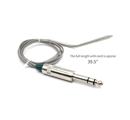 Replacement Parts High Temperature Meat Temperature Probe Fit for Green Mountain Grill/GMG Pellet Grills, Compatible with Jim Bowie Choice, Daniel Boone Choice & Davy Crockett Grills