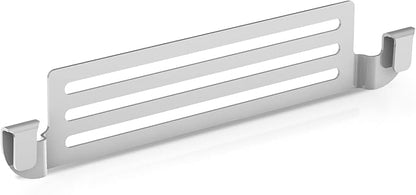 1pc Spatula Holder for Blackstone Griddle, Stainless Steel Griddle Spatula Holder Clip on Edge Silver BBQ Spatula Rack Compatible with Camp Chef Royal Gourmet and Other Griddles