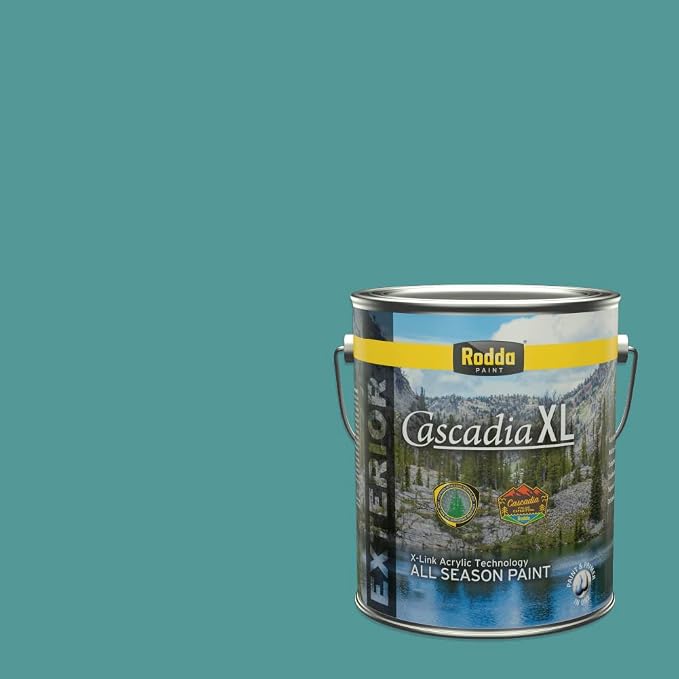 Rodda Paint CASCADIA XL Exterior Satin Paint & Primer in One, 1-Gallon, Atmosphere