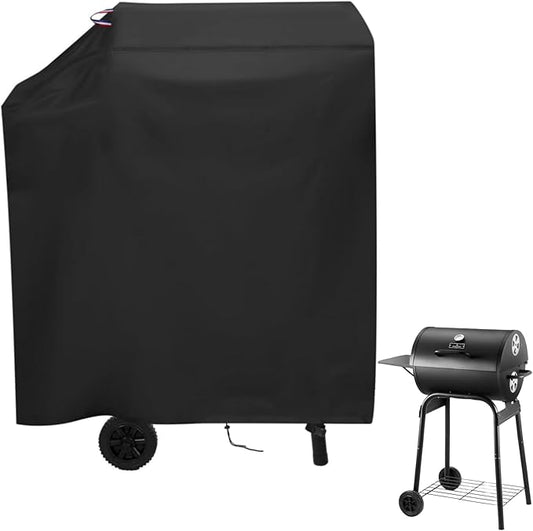 35 Inch Grill Cover for DNKMOR Barrel Charcoal Grill with Side Table, Waterproof Cover for Kendane Outdoor BBQ Grill with Side Shelf, Backyard Camping BBQ Accessories - 35x24x39 Inch
