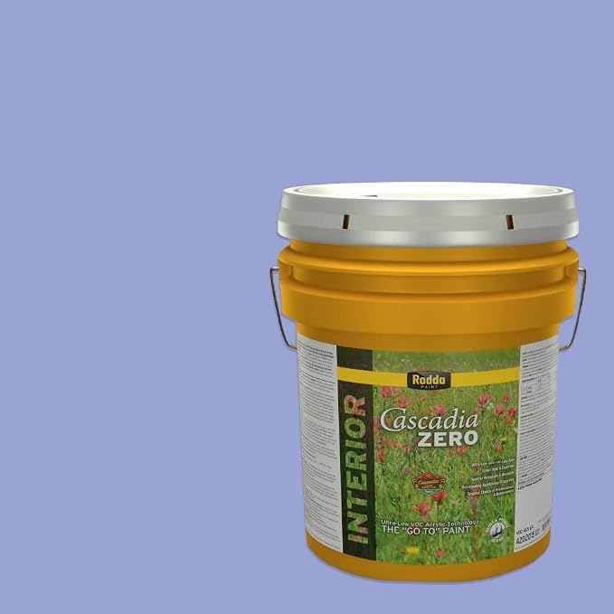 Rodda Paint CASCADIA ZERO Interior Flat Paint & Primer in One, 5-Gallon, Mood Mode