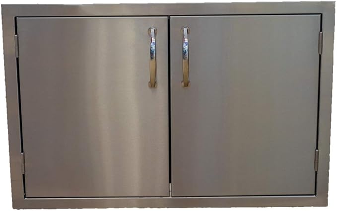 Lion Premium Grills L75000 - 32" Natural Gas Grill with Made in USA 30" Double Door Package Deal