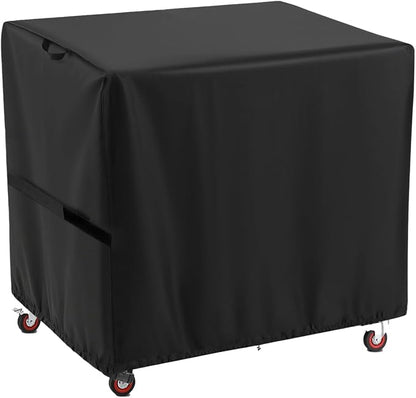 Waterproof Grill Cart Cover - Fits Permasteel Cooler, TORVA/Feasto | Heavy-duty waterproof protection for TORVA & Feasto 3-shelf tables, outdoor cooking & pizza oven stands; black