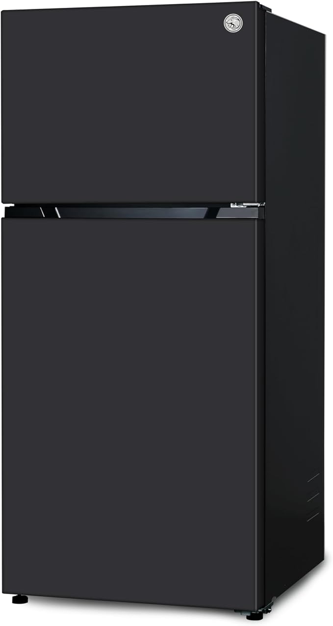 Commercial Cool 20 Cu. Ft. Top Mount Refrigerator with Freezer, 2-Door Refrigerator with Top Freezer and Adjustable Temperature Control, Ice Maker Ready, Energy Star Certified, Black | 2-Door Refrigerator with Top Freezer, Adjustable Temperature Contro...