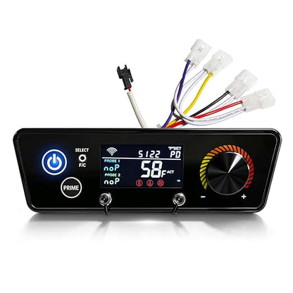 Upgraded WiFi and Bluetooth PID Trapezoid Control Board with Smart APP Control for Pit Boss Wood Pellet Grill Lexington 540/Classic 700/Austin XL 1000/440FB1 Matte Black Models