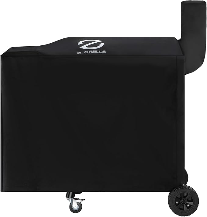 Z GRILLS Pellet Grill Cover 54 Inch | Official Genuine | Upgraded 600D Polyester Fabric, Heavy Duty, Waterproof, Weather Resistant Full Length Grill Cover for 700 Series Pellet Smoker