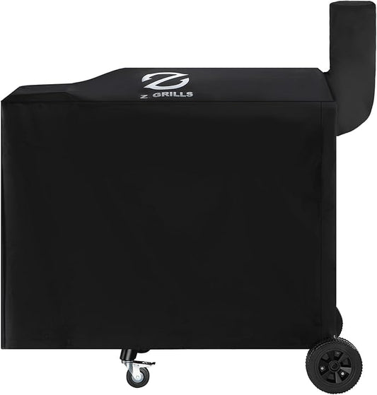 Z GRILLS Pellet Grill Cover 54 Inch | Official Genuine | Upgraded 600D Polyester Fabric, Heavy Duty, Waterproof, Weather Resistant Full Length Grill Cover for 700 Series Pellet Smoker