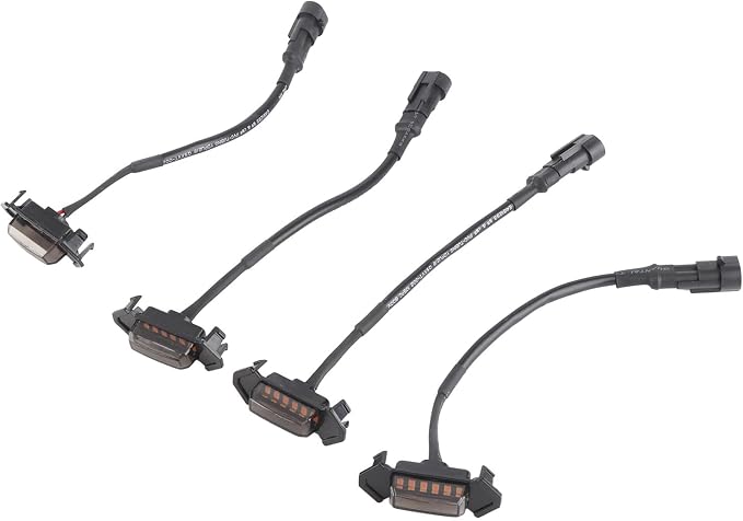 Amber LED Front Grille Lights, 10W High Brightness Daytime Running Lamps with IP68, Replacement for PRO 2016-2018