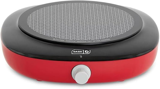 Dash Pyroceram Glass Burner - Designed for Multi-Function Cooking - Lightweight Device with Durable Pyroceram Glass - Quick Infrared Heating System & Five-Temperature Settings - Aqua