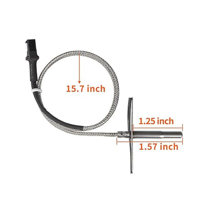 Replacement RTD Temperature Sensor for Pit Boss 3/5/7 Series,Pro Series II 4 Series,Sportsman 7 Series Vertical Smoker RTD Probe,Part Number : PBV357P1-36