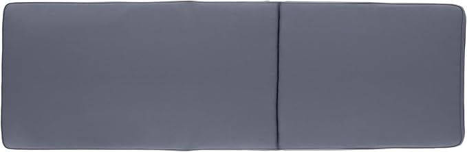 Christopher Knight Home 309785C Shane Chaise Lounge Cushion Outdoor Set of 2 with Removable Cover, 2 Piece Water-Resistant Lounge Chair Cushion 78.75" L x 23.75" W x 1.5" H Dark Grey