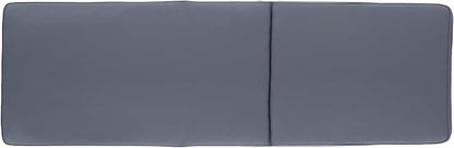 Christopher Knight Home 309785C Shane Chaise Lounge Cushion Outdoor Set of 2 with Removable Cover, 2 Piece Water-Resistant Lounge Chair Cushion 78.75" L x 23.75" W x 1.5" H Dark Grey