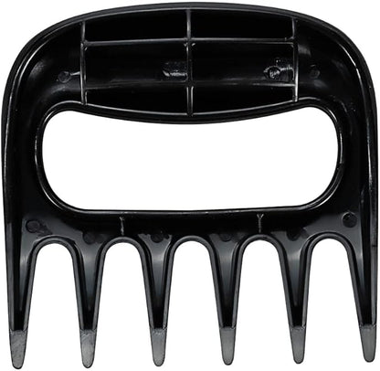 Restaurantware Met Lux 4.5 x 4.1 Inch Meat Claws 2 Meat Shredders - Sharp Blades With Handle Black Plastic Bear Claws Durable For Shredding Pork Chicken or Turkey