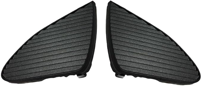 Front Grille Grill Frame 2pcs Front Fog Light Lamp Cover Black Cap Trim for is IS250 IS350 2009 2010 2011