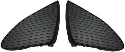 Front Grille Grill Frame 2pcs Front Fog Light Lamp Cover Black Cap Trim for is IS250 IS350 2009 2010 2011