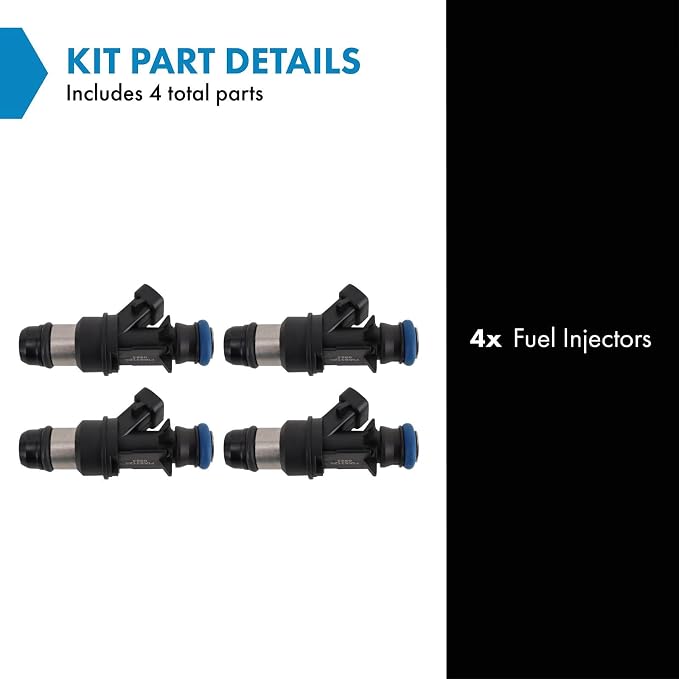 TRQ Fuel Injector Set | For 2000-2003 Chevrolet S10 GMC Sonoma