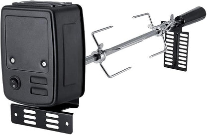 Universal Rotisserie Kit, Portable to Carry Resistant High Efficiency Rotisserie Kit Universal, Barbecues Even Camp Fires for Picnic Camping