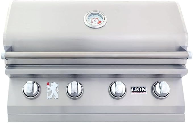 Lion 32″ 4-Burner Gas Grill – L60000 Liquid Propane