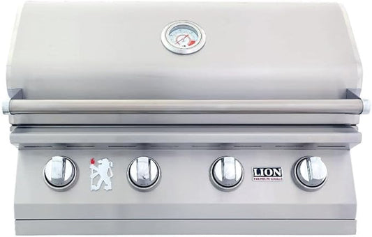 Lion 32″ 4-Burner Gas Grill – L60000 Liquid Propane