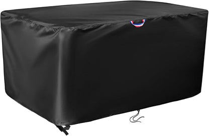 46 Inch Patio Coffee Table Cover, Outdoor Waterproof Cover | Heavy Duty Rectangle Coffee Table Cover for All-Weather Protection - 46"L x 24"W x 18"H