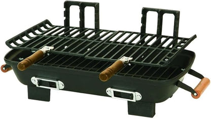 Marsh Allen 30052 Cast Iron Hibachi 10 by 18-Inch Charcoal Grill