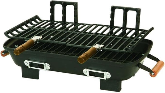 Marsh Allen 30052 Cast Iron Hibachi 10 by 18-Inch Charcoal Grill