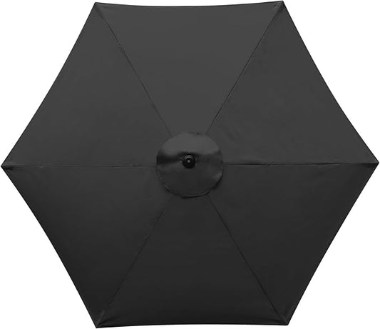 10 Feet Patio Umbrella Replacement Canopy for 6 Ribs, Market Umbrella Top, Yard Table Umbrella Top Cover,Universal Strong and Thick Umbrella Canopy,Canopy Only