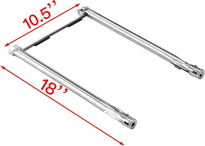 Charbrofire Spirit 200 Series Grill Replacement Parts 7635 Flavorizer Bars 69785 Burner for Weber Spirit and Spirit II 200 Series E-210 E-220 S-210 S-220 Spirit ii E-210 ii S-210 Tube Burner
