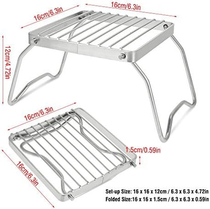 Barbecue Grill, Portable Foldable Lightweight Charcoal Grill for Camping Hiking Picnic