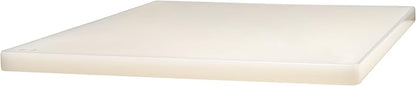 Winco 18" x 24" White Heavy-Duty Plastic Cutting Board (Set of 4) | Dishwasher safe, Stain resistant, Minimizes dulling, Great for Charcuterie, Cheese, Appetizers and Buffet Displays
