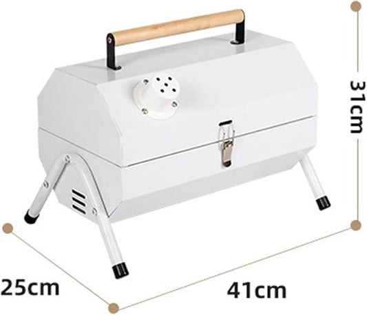 Outdoor Picnic Camping Grill Portable Charcoal Grills Backpacking BBQ Grill for Outdoor Cooking Bonfire Patio Outdoor Grill