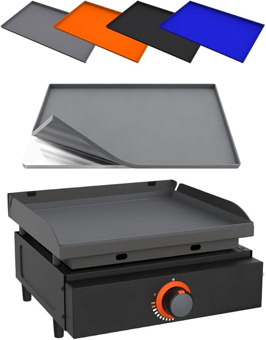 Kitchen perfection 17" Premium Silicone Griddle Cover Mat for Blackstone Griddle 17 Inch - Hermetic Protection from Rust & Debris All Year, Fits All Blackstone 17 Inch Models - Food Grade Silicone